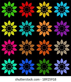 colourful flower