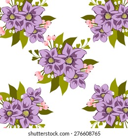 Colourful flower background