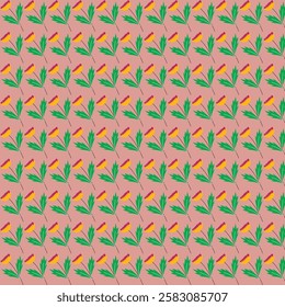 a colourful flower pattern design