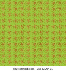 a colourful flower pattern design