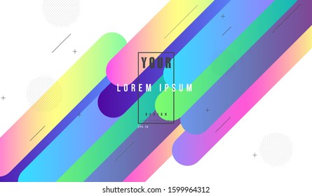 Colourful geometric background. Abstract gradient background design for banner, poster.