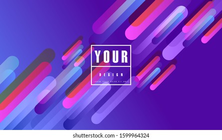 Colourful geometric background. Abstract gradient background design for banner, poster.