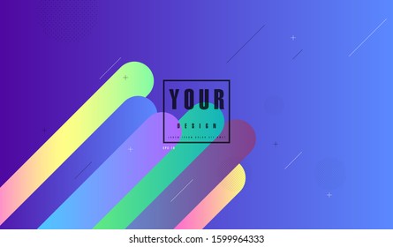 Colourful geometric background. Abstract gradient background design for banner, poster.