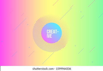 Colourful geometric background. Abstract gradient background design for banner, poster.