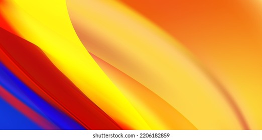 Colourful geometric background. Composition of fluid forms