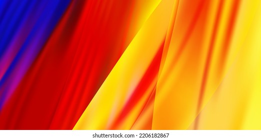 Colourful geometric background. Composition of fluid forms
