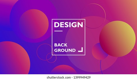 Colourful geometric background. Fluid shapes composition. Abstract background with purple & blue gradient. curvy, wavy, fluid, flowing, irregular shapes. suitable for background, landing page.