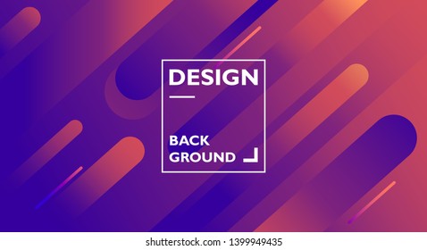 Colourful geometric background. Fluid shapes composition. Abstract background with purple & blue gradient. curvy, wavy, fluid, flowing, irregular shapes. suitable for background, landing page.