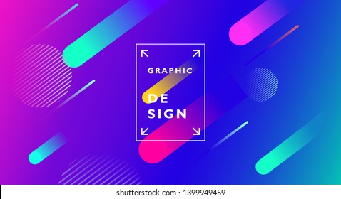 Colourful geometric background. Fluid shapes composition. Abstract background with purple & blue gradient. curvy, wavy, fluid, flowing, irregular shapes. suitable for background, landing page.