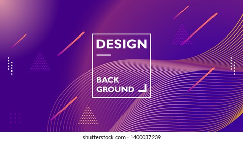 Colourful geometric background. Fluid shapes composition. Abstract background with purple and blue gradient. curvy, wavy, fluid, flowing, irregular shapes. suitable for background, landing page.