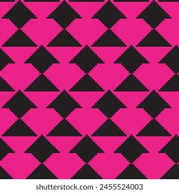 Colourful Geometric Fair isle seamless pattern design for knitwear, fashion textile and graphics