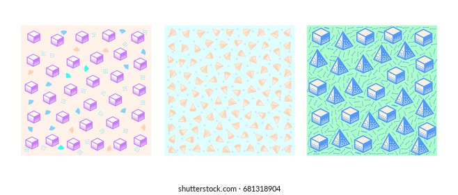 Colourful geometric pattern for fashion, wallpapers, print material etc. 