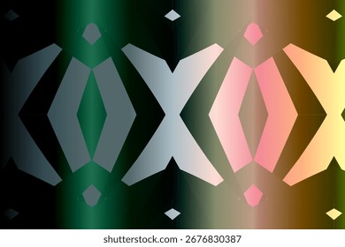 Colorido resplandor estético abstracto gradiente línea arte forma Fondo de pantalla patrón de fondo