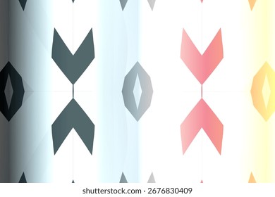 brilho colorido estético abstrato gradiente linha arte forma papel de parede padrão de fundo