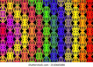 
colourful  gradient art circle flower pattern of traditional batik ethnic  ornament for wallpaper background ads sticker or clothing
