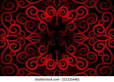 colourful  gradient art circle flower pattern of traditional batik ethnic  ornament for wallpaper background ads sticker or clothing