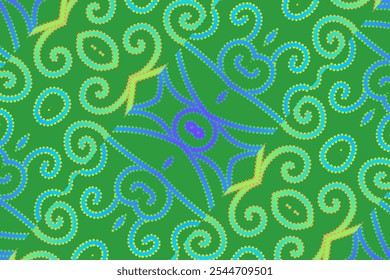motif d'art de ligne de gradient coloré de la culture indonésienne traditionnel tenun batik ornement ethnique de dayak pour arrière-plan annonces de fond d'écran