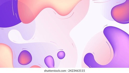 Colourful gradient liquid background copy space vector design in eps 10