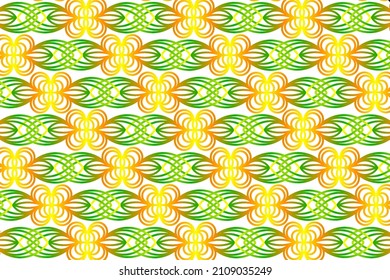 colourful  gradient pattern of traditional batik ethnic  for wallpaper background ads or clothing
