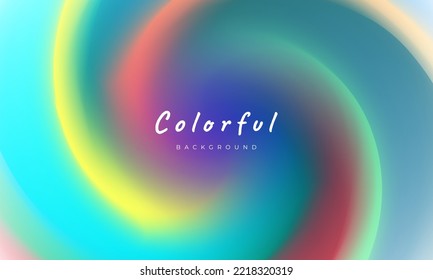 colourful gradient swirl abstract mesh background