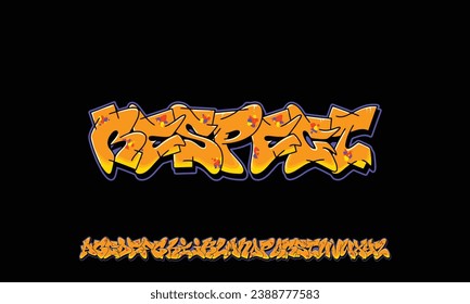 Colourful Graffiti Font, this font can be used for logos and it looks perfect for short phrases and taglines