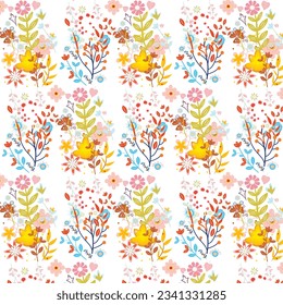 Colourful hand draw surface pattern design,