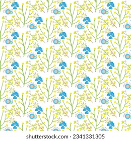 Colourful hand draw surface pattern design,