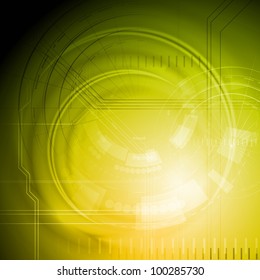 Colourful hi-tech background. Eps 10