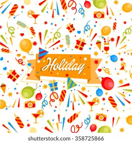 Colourful Holiday Vector Banner