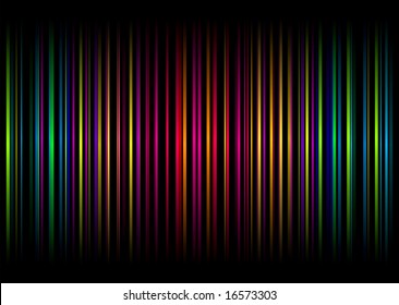 Colourful illustrated abstract background with vertical bars and stripes
