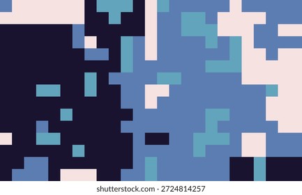 Papel colorido com efeito de imagem. Tecido óptico de geometria harmônica. Inspiração de papel de embrulho moderno pixelado. Retro 90s apresentação 80s.
