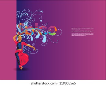 Colourful India Culture Dance