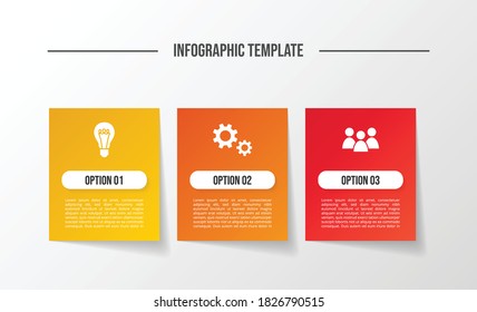 Colourful infographic template. Chart. Vector