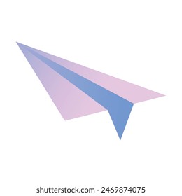 Colourful infographics concept. Airplane on white.