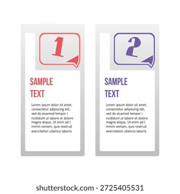 Diseño colorido de infografías Diseño de Vector Concepto de negocio 12 opción Proceso de paso