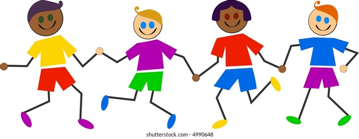 colourful kids