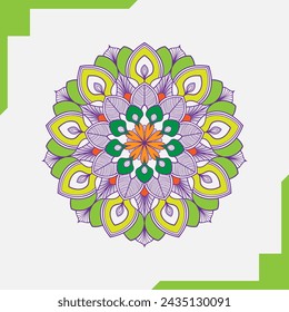colourful mandala Free Vector design 
colorful mandala flower mandala background