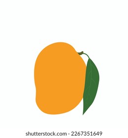 a colourful mango-vector trecing art