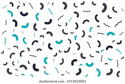 Colourful memphis pattern Abstract background for your Social Media Wallpaper