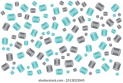 Colourful memphis pattern Abstract background for your Social Media Wallpaper
