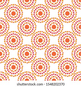 Colourful Mixed Geometric Background Pattern Design