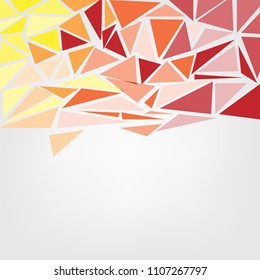 Colourful modern abstract polygonal background with space for text, Vector Illustration.