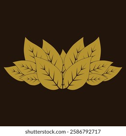 Colourful modern Eco leaf logo design. Luxury nature leaf logo branding