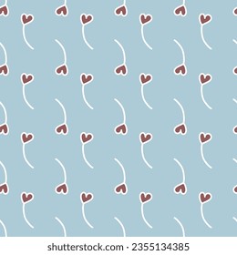 Colourful and Monochrome Flowers ,seamless pattern ,prints background