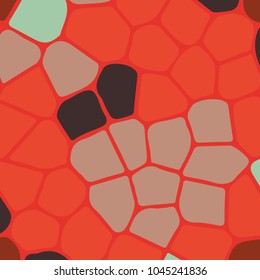 Colourful ornamental background made of mosaic. New texture for design work