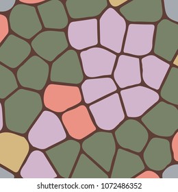 Colourful ornamental background made of mosaic. New texture for design work
