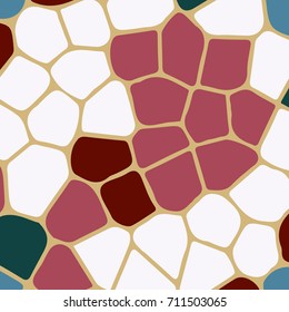 Colourful ornamental background made of mosaic. New texture for design work