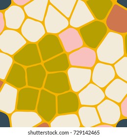 Colourful ornamental background made of mosaic. New texture for design work