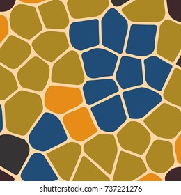 Colourful ornamental background made of mosaic. New texture for design work