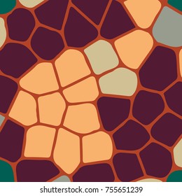 Colourful ornamental background made of mosaic. New texture for design work